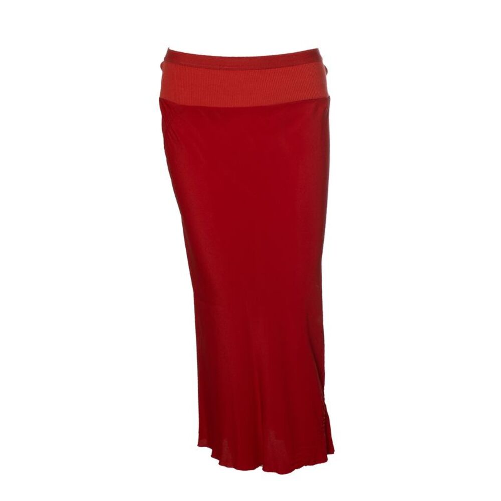 Rick Owens, Larry FW19 red midi skirt